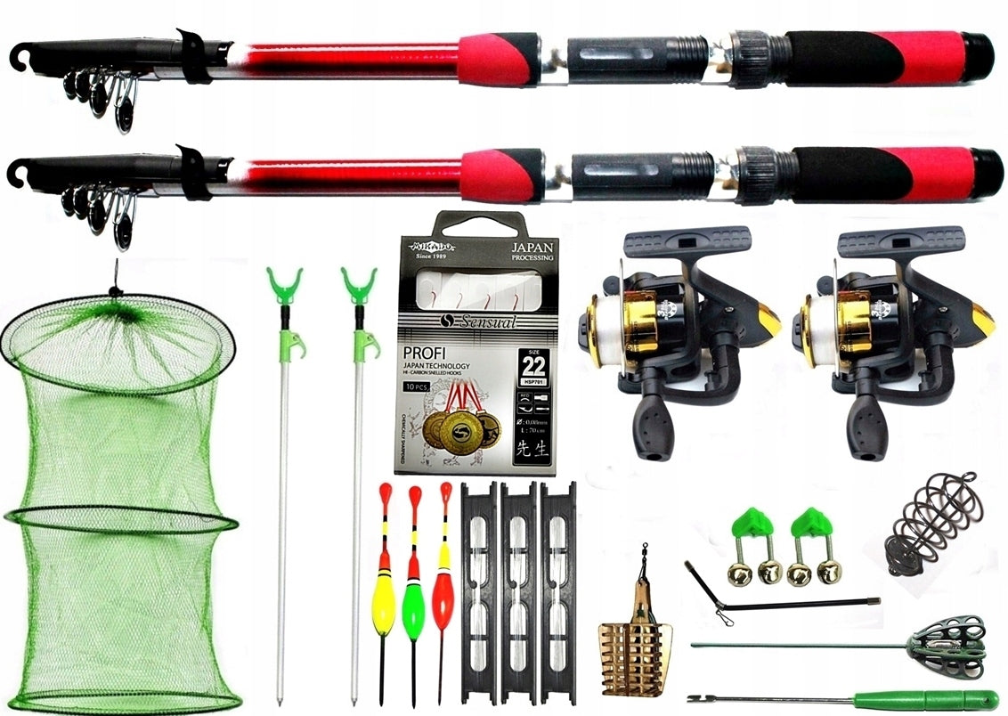 FISHING SET PIRANIA 2 + FREEBIE - MISTRALL BOX.