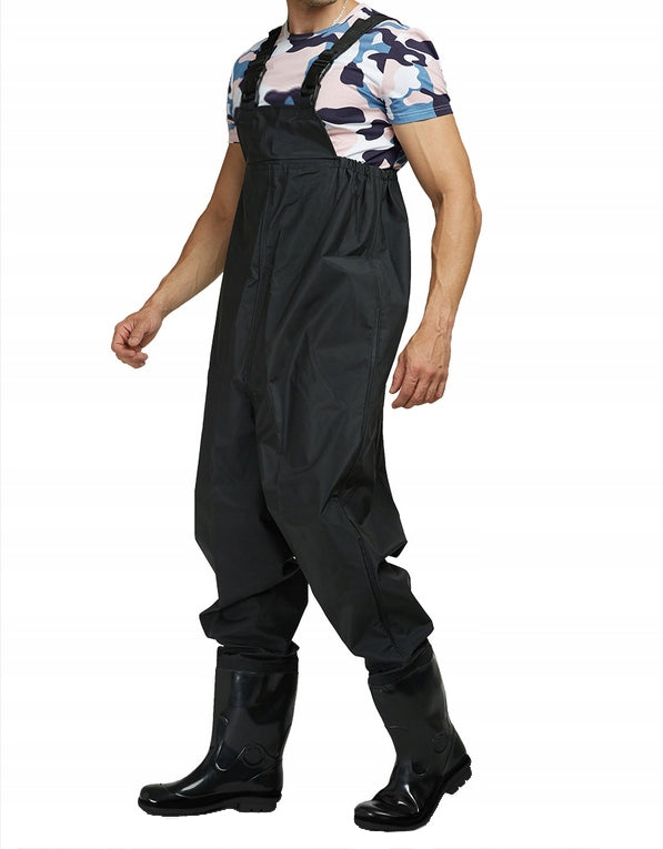 FISHING WADERS FISHING TROUSERS RUBBER WATERPROOF PANTS R. 45 Brand no brand