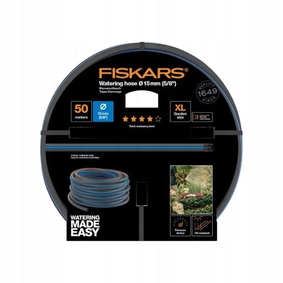 Bewässerungsschlauch Fiskars Q4, 15 mm (5/8''), 50 m 
