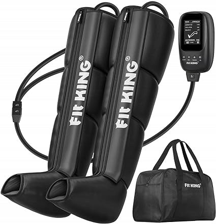 FIT KING - Compression Leg Massager, 8 Levels, Size L