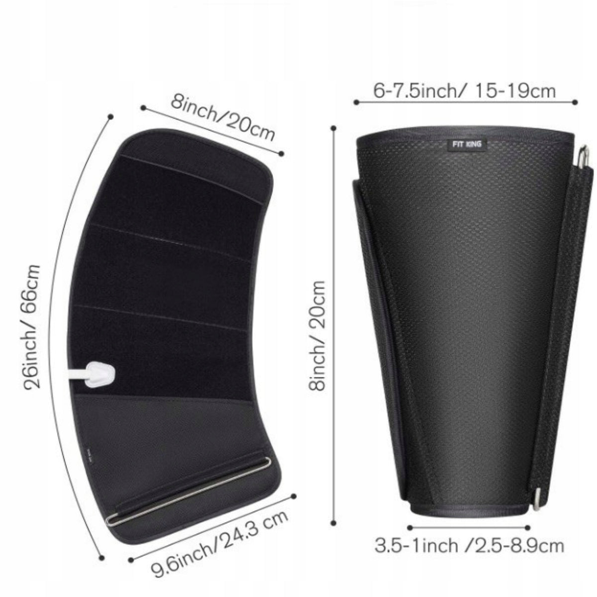 FIT KING Leg and Calf Massager | 2 Modes 3 Levels | Rechargeable | 66 cm Brand no brand