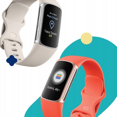 FITBIT CHARGE 6 BY GOOGLE SMARTBAND band monitor file up to 7 days PORCELAIN Packaging status original