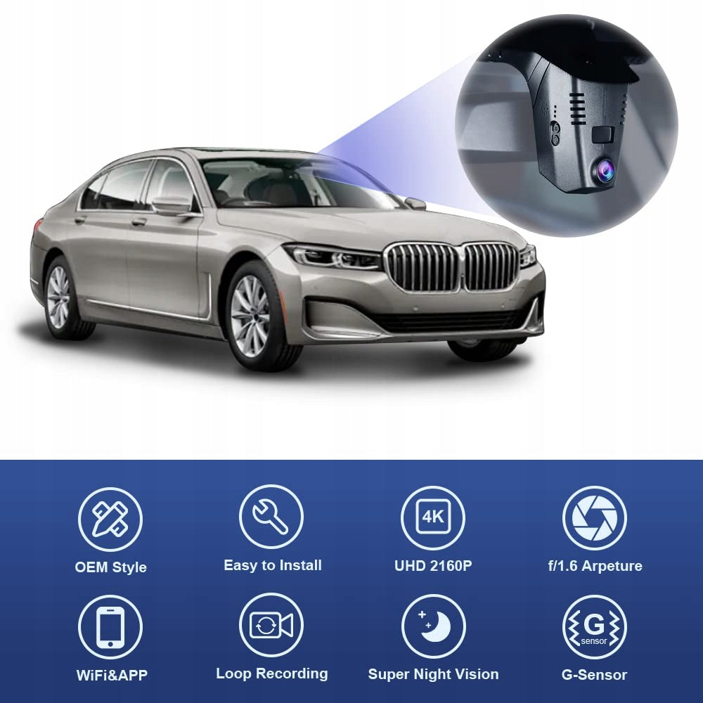 FITCAMX Car camera 4K BMW night vision WiFi Brand FITCAMX