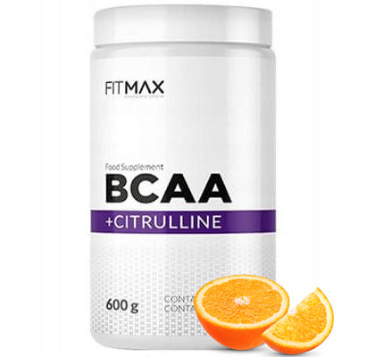 FITMAX BCAA + CITRULLINE 600G BRANCHED CHAIN AMINO ACIDS CITRULLINE ORANGE