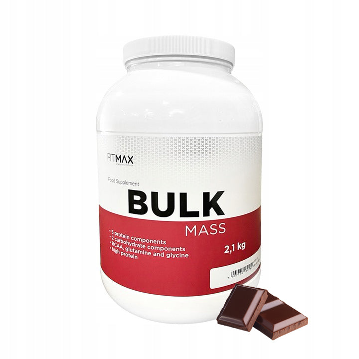 FITMAX BULK MASS 2100G MASS WHEY PROTEIN UP TO 46% PROTEIN WPC CHOCOLATE