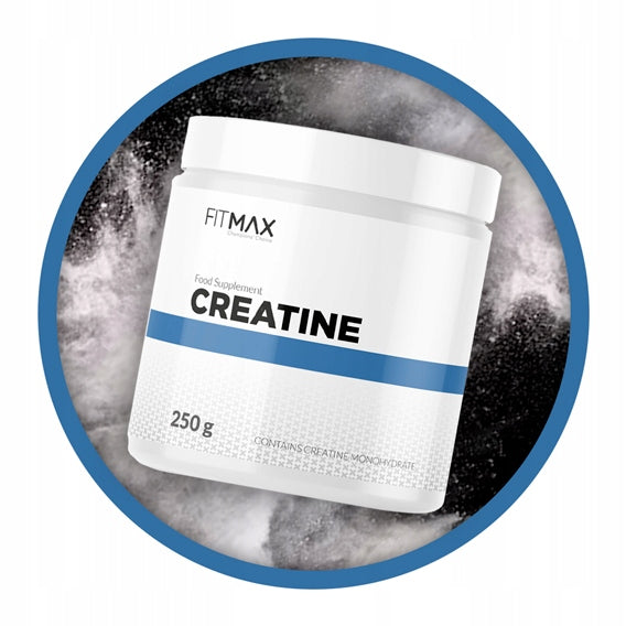 FITMAX CREATINE MONOHYDRATE 250 g PURE CREATINE MONOHYDRATE CREATINE MASS Expiration date at least six months from the date of purchase