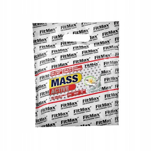 FITMAX MASS ACTIVE 5000G MASS GAINER WHEY FLAVOUR: VANILLA Expiration date at least six months from the date of purchase