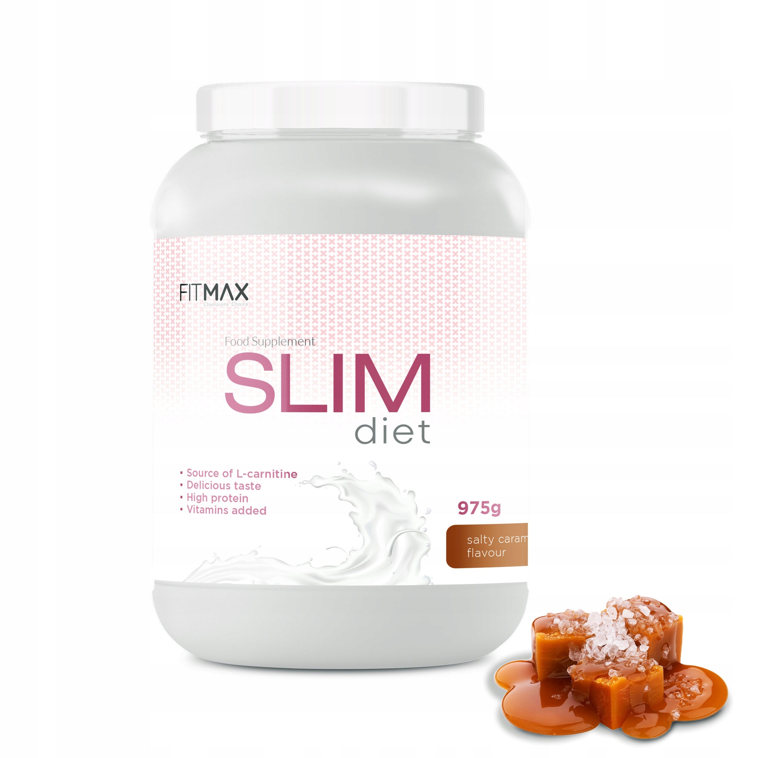 FITMAX SLIM DIET 975g | slimming cocktail FLAVOR: SALTY CARAMEL