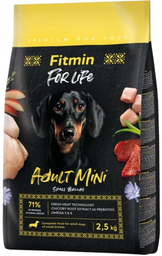 FITMIN Dog For Life dry dog food MINI CHICKEN 2,5 kg