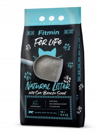 FITMIN Natural Litter with Sea Breeze Scent 10L 8.6kg