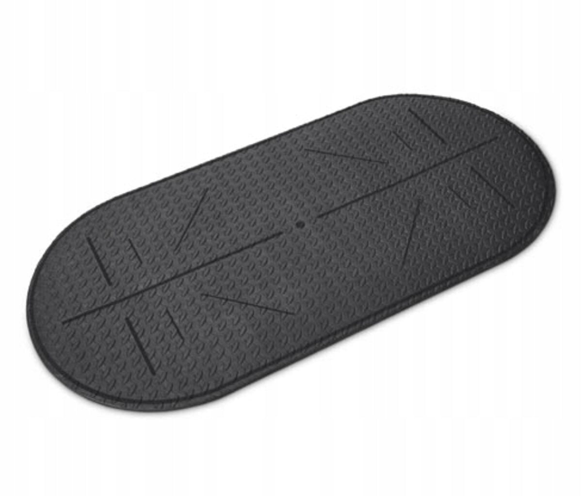 FITNESS EXERCISE MAT 60x122x10mm TCHIBO BLACK