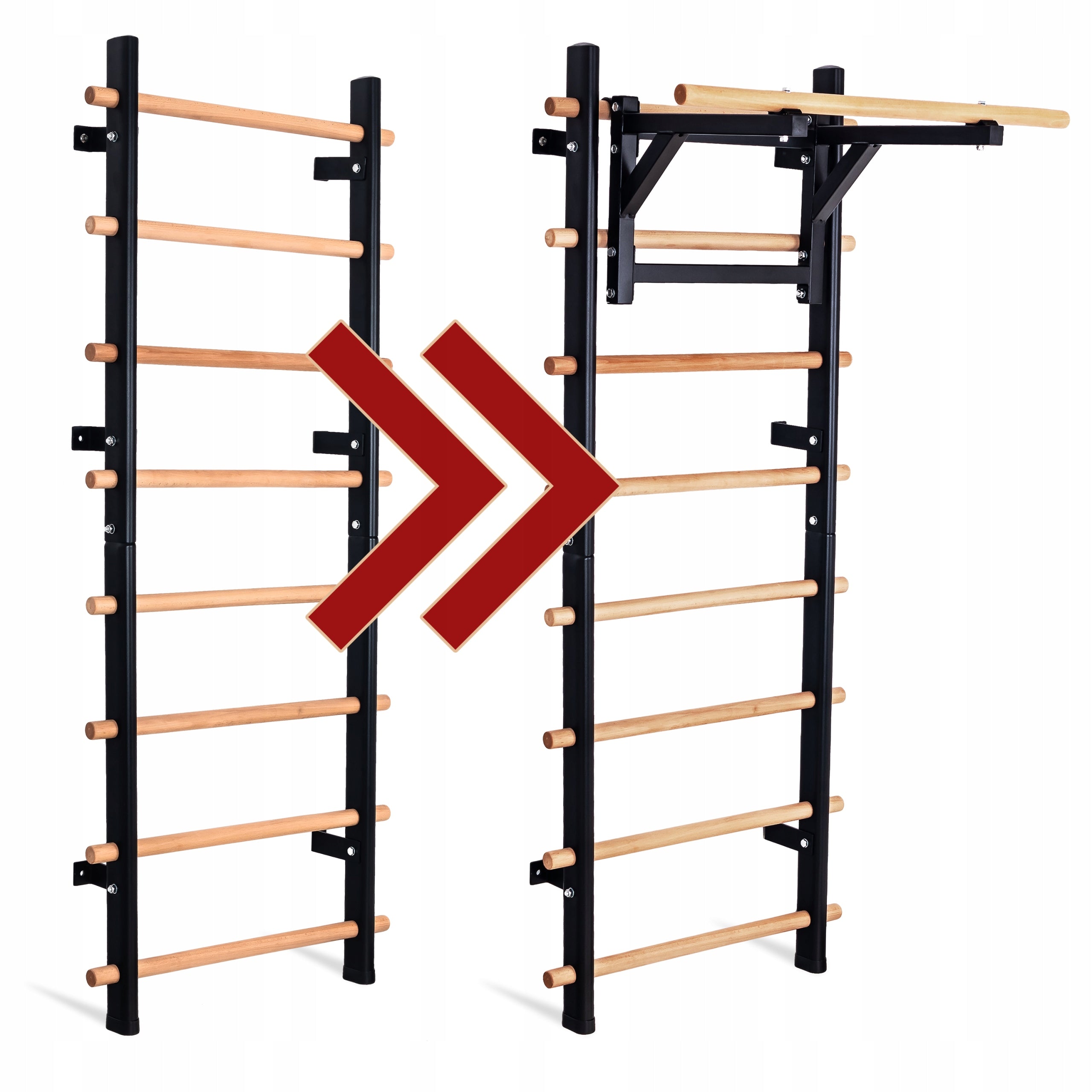 FITNESS Gymnastic TRAINING LADDER for REHABILITATION exercises + BAR For multifunctional