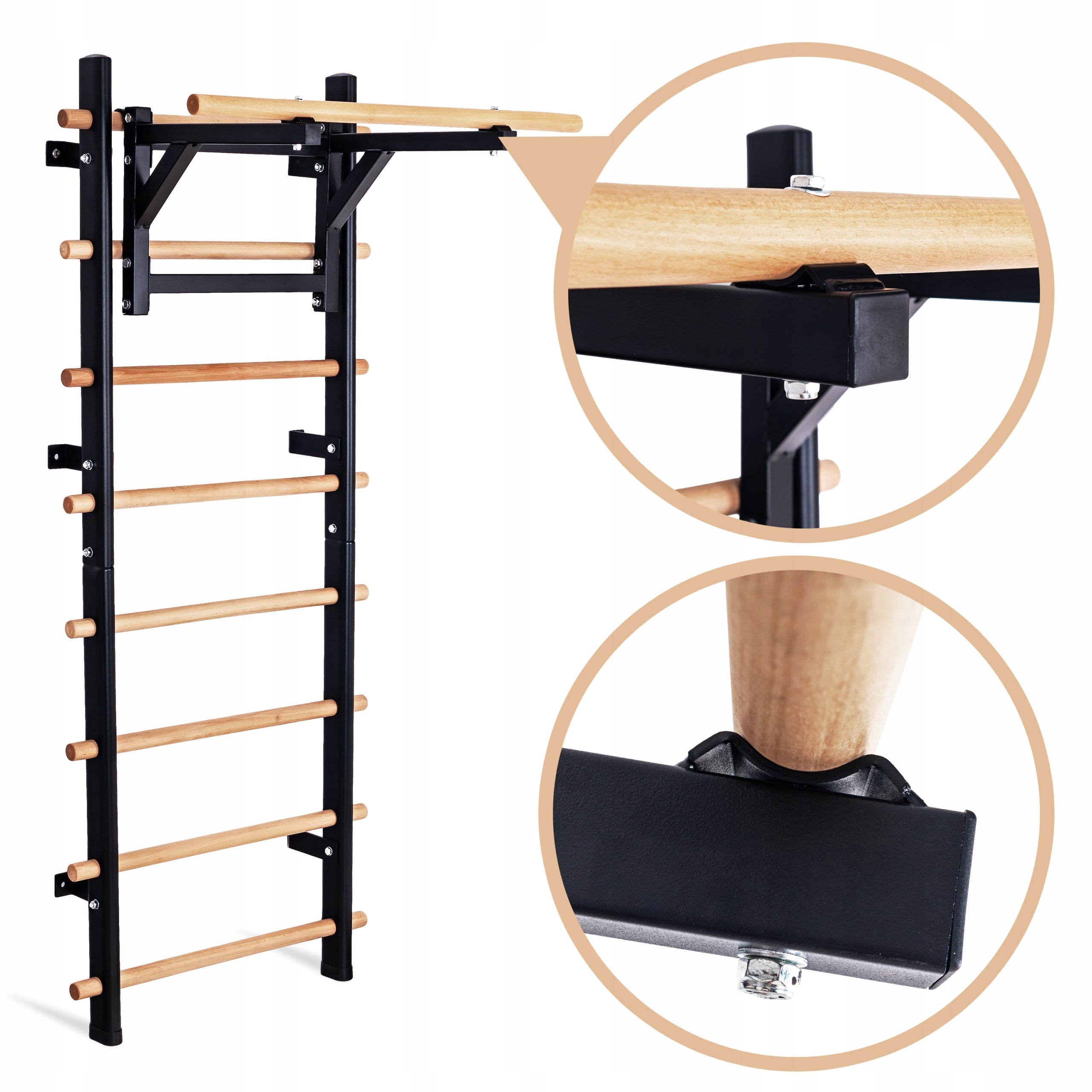 FITNESS Gymnastic TRAINING LADDER for REHABILITATION exercises + BAR Manufacturer code DRABINKA TRENINGOWA Z DRĄŻKIEM SG-562