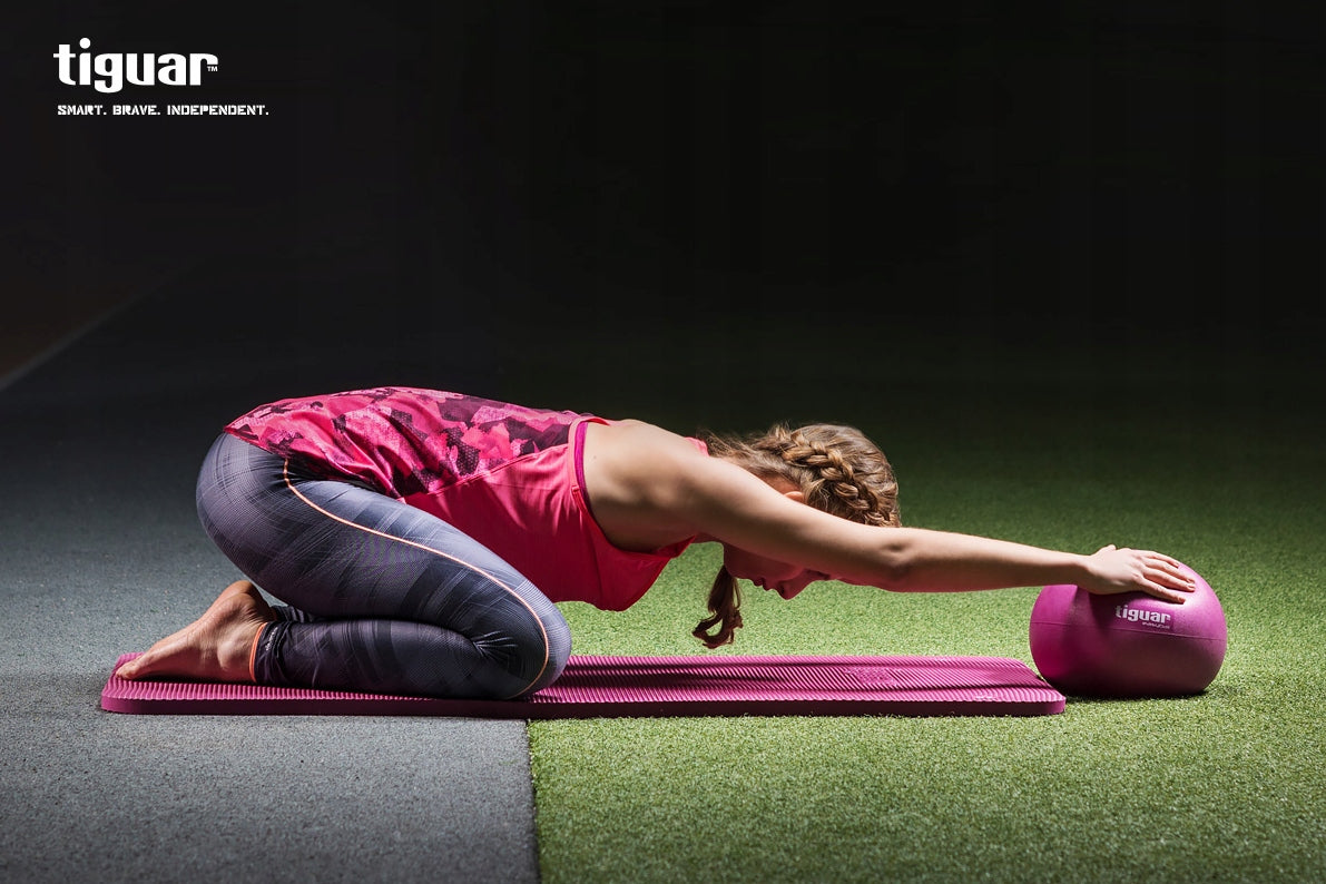 FITNESS MAT STRECHING TIGUAR COMFORTMAT BLACK 120cm X 60cm X 1,5cm Manufacturer code FD07-151F9