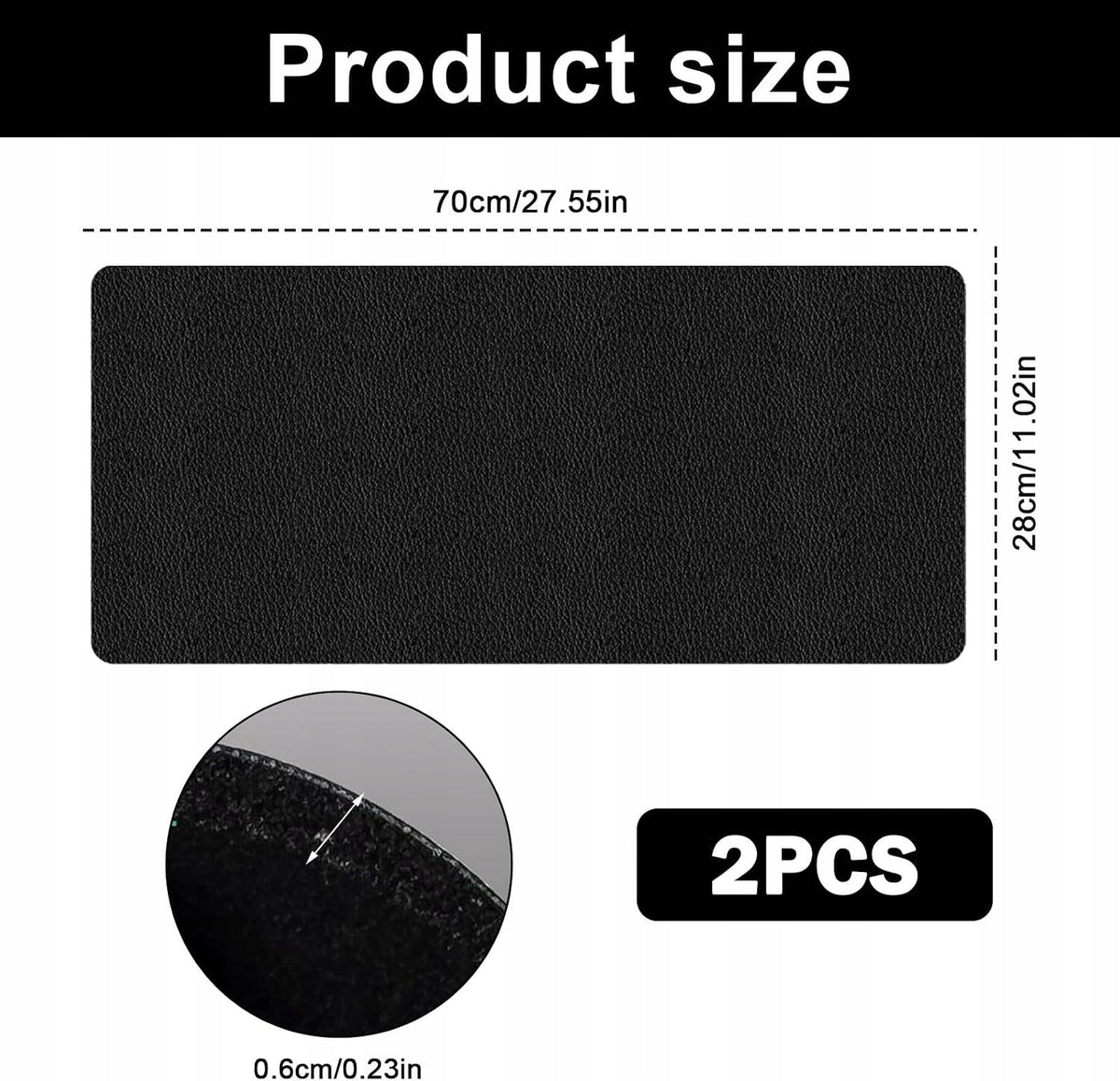 FITNESS PROTECTIVE MAT 28X70 CM THICKNESS 6 MM CUSHIONING Brand no brand