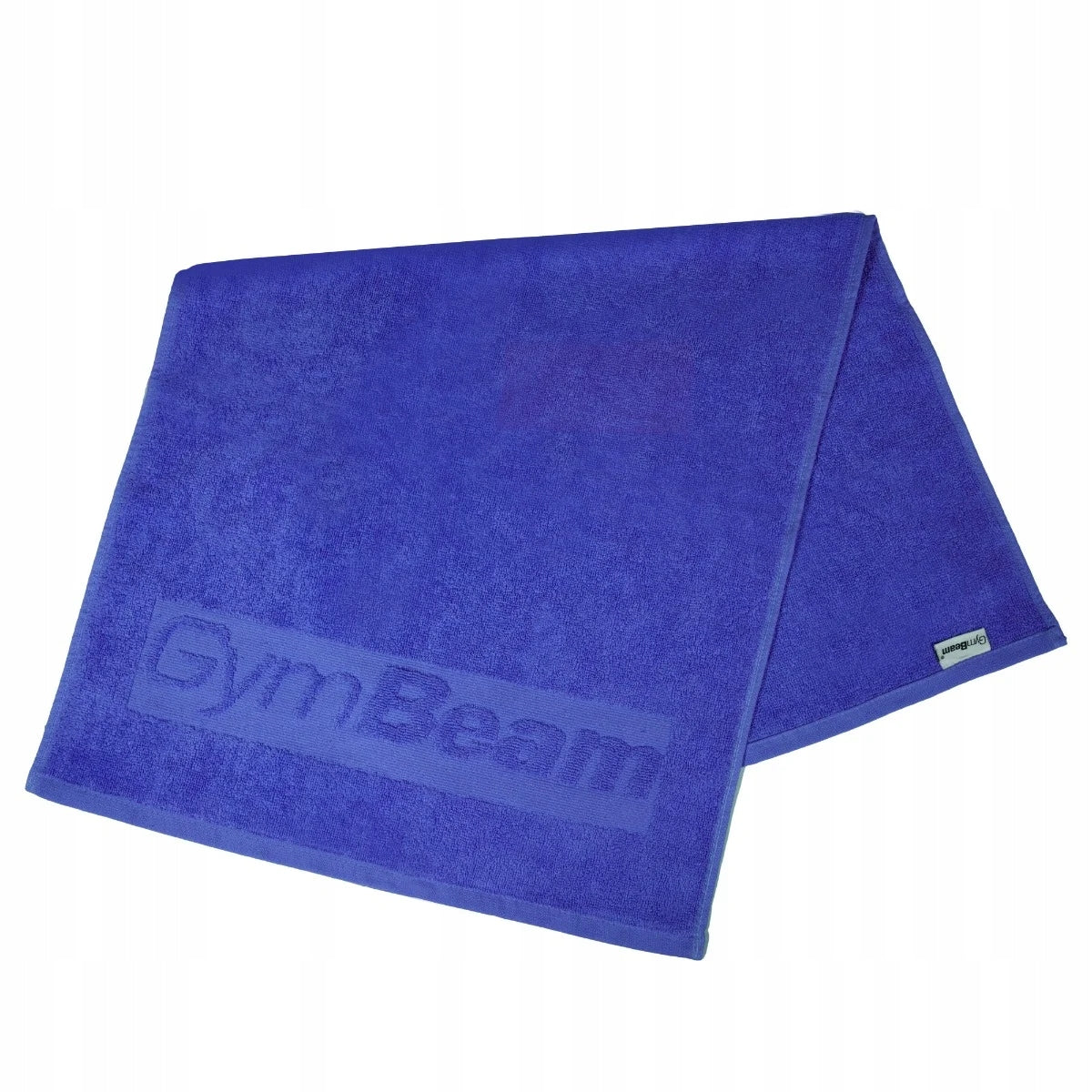 FITNESS TOWEL FOR GYM EXERCISE TRAINING COTTON - GymBeam blue