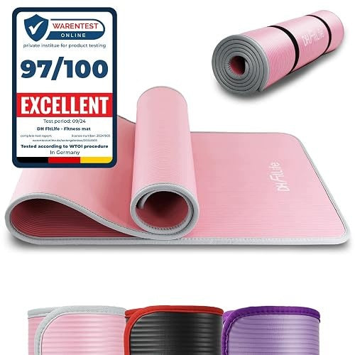 FITNESS TRAINING MAT 183X61X1CM NITRILE YOGA RUBBER FOR HOME Brand no brand