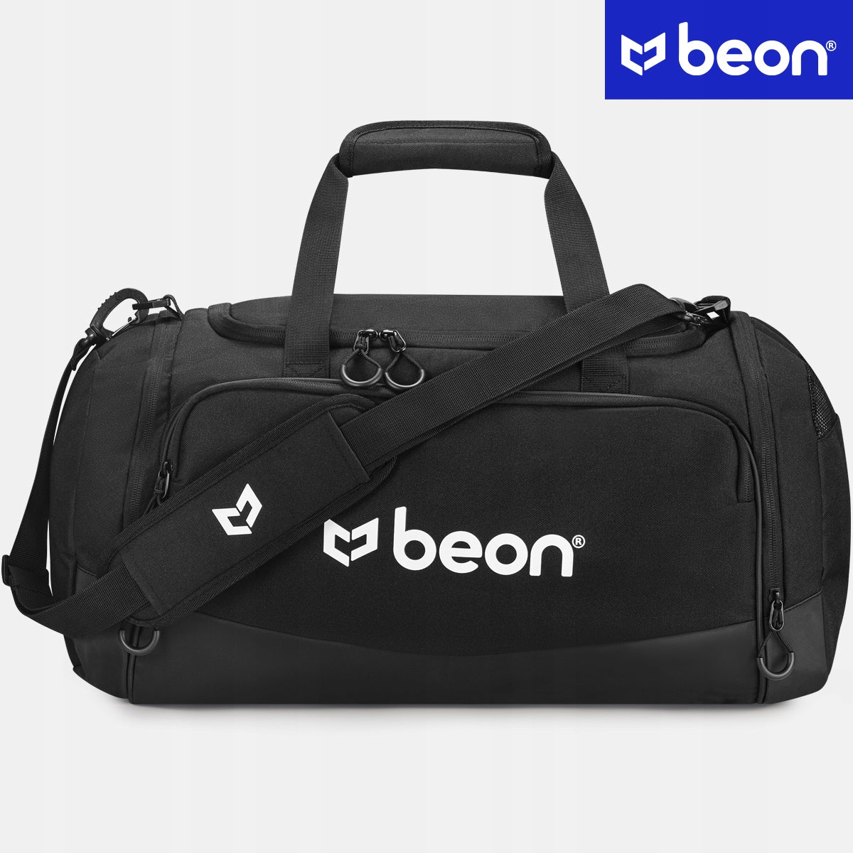 FITNESS TRAINING SPORTS BAG FOR GYM MEN'S PREMIUM SHOULDER Manufacturer code Torba sportowa na siłownię fitness SB5040 Bl.