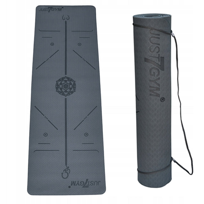 FITNESS YOGA EXERCISE MAT NON-SLIP TPE