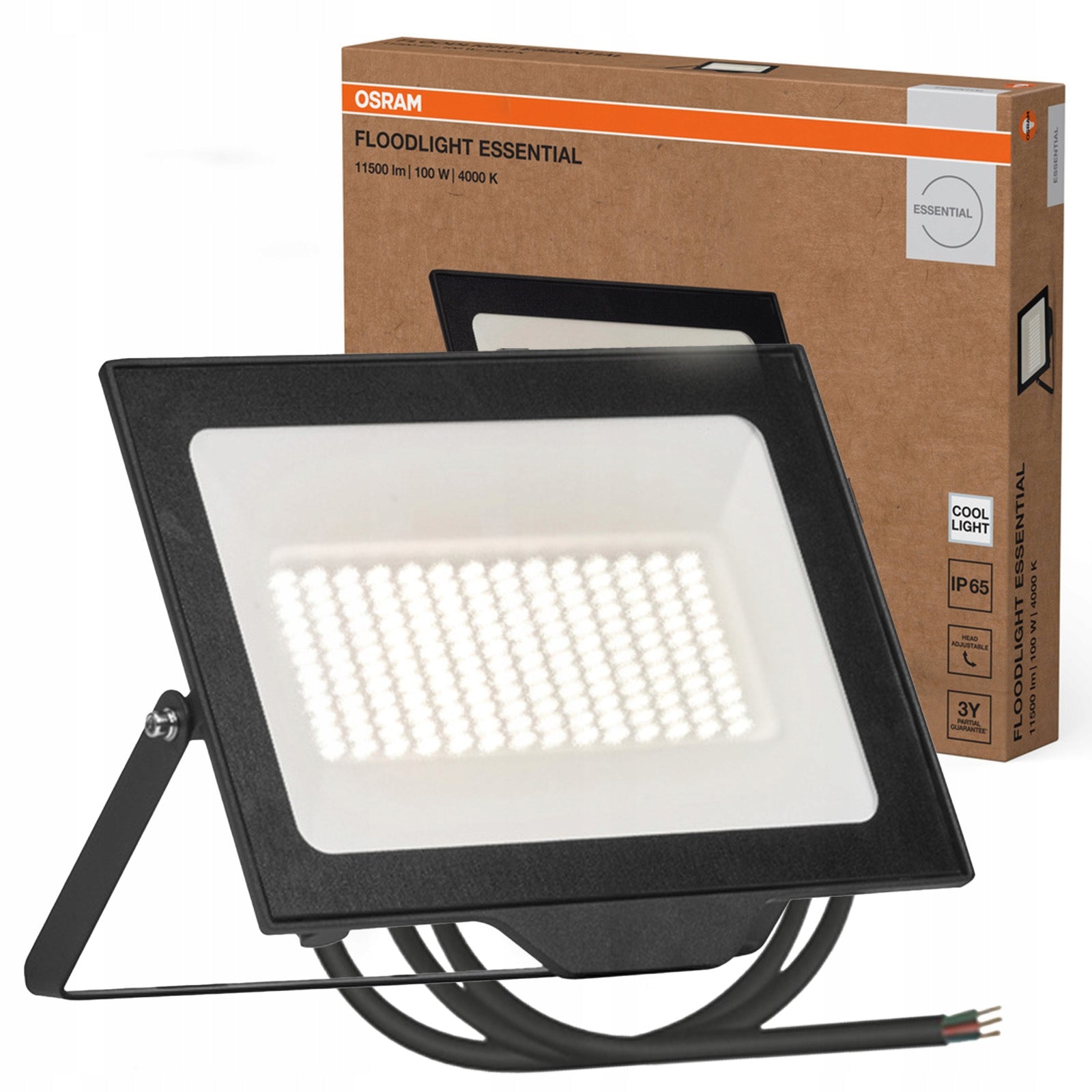 FL ESSENTIAL 100W 840 BK Color temperature 4000 K