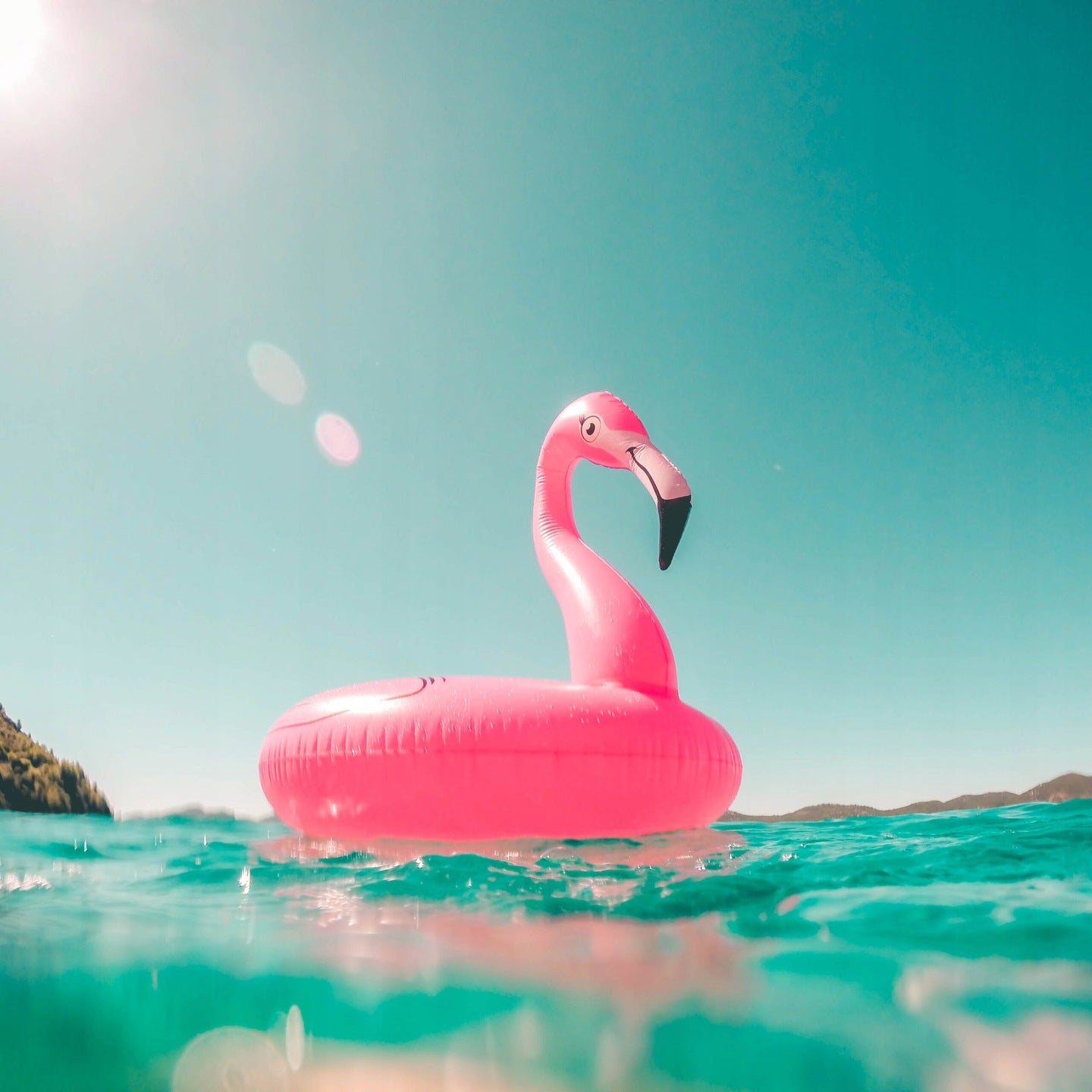 FLAMINGO INFLATABLE WHEEL FOR LAKE POOL 120CM PINK POOL FOR WATER Manufacturer code Koło dmuchane FLAMING 120 cm