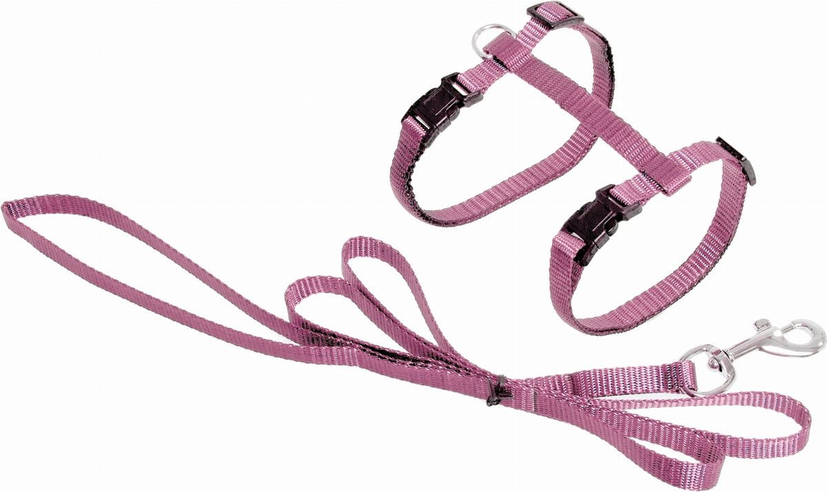 FLAMINGO ZIGGI CAT HARNESS WITH LEASH PINK Packaging status original