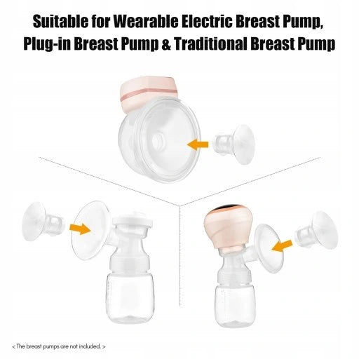 FLANGED INSERTS FOR BREAST PUMPS 17 / 19 / 21 MM Brand no brand