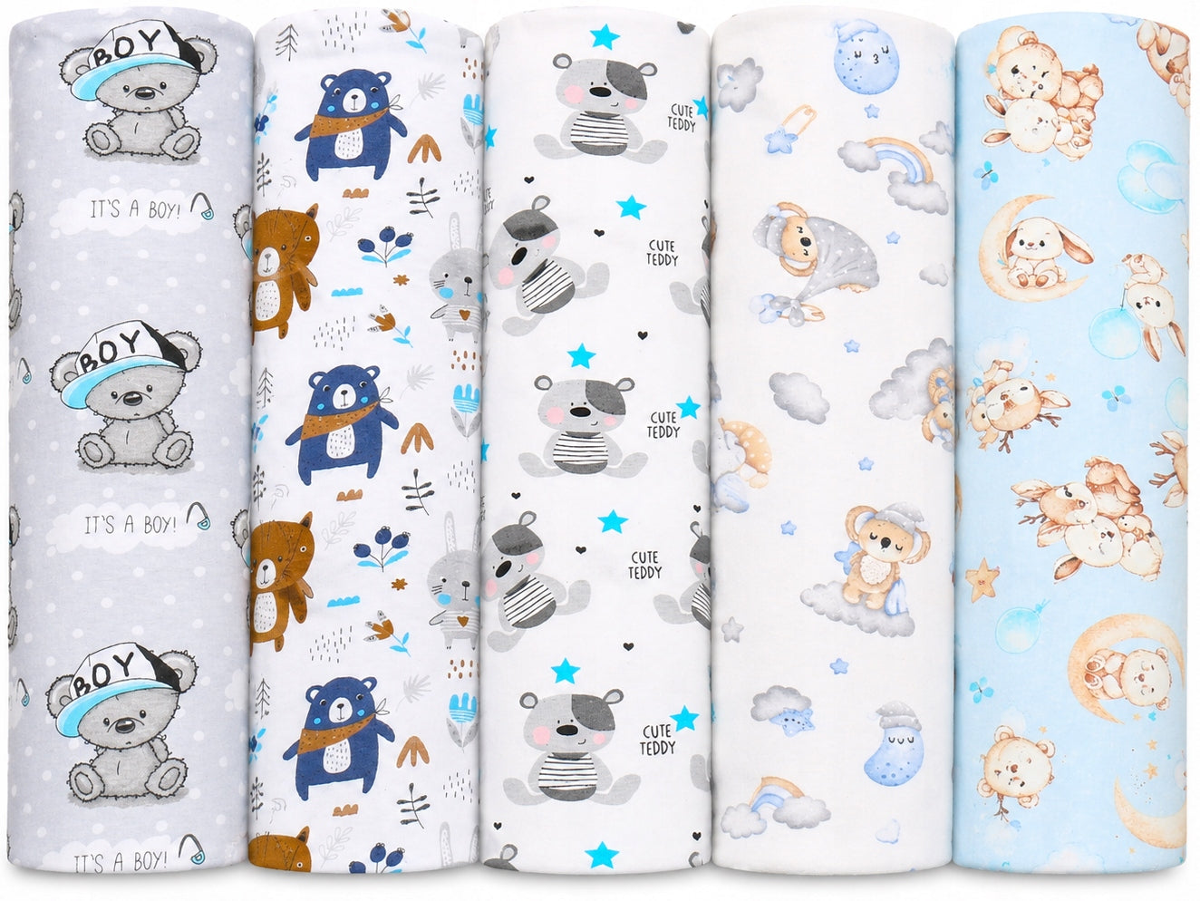 FLANNEL DIAPERS COLORFUL DIAPERS PREMIUM 5PCS BABYMAM