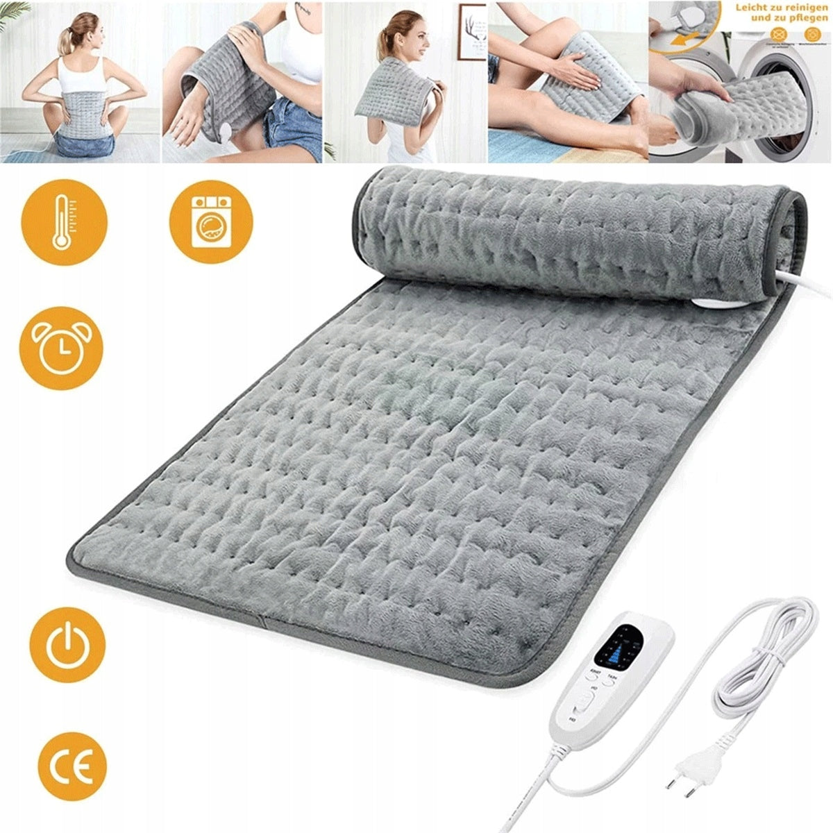 FLANNEL HEATING MAT DOUBLE HEATING CORD PAIN RELIEF