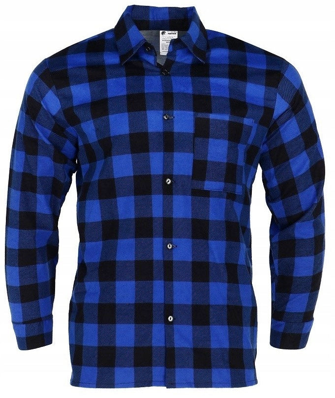 FLANNEL SHIRT BLUE NATIONAL WORKING GRATE