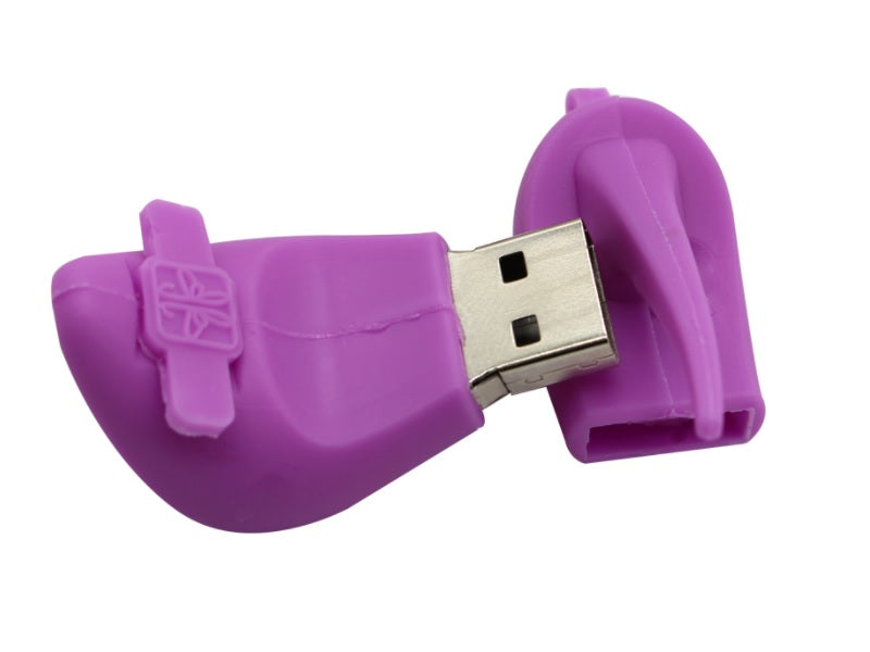 FLASH DRIVE 3.0 USB 32GB PURPLE PINS SLIPPER