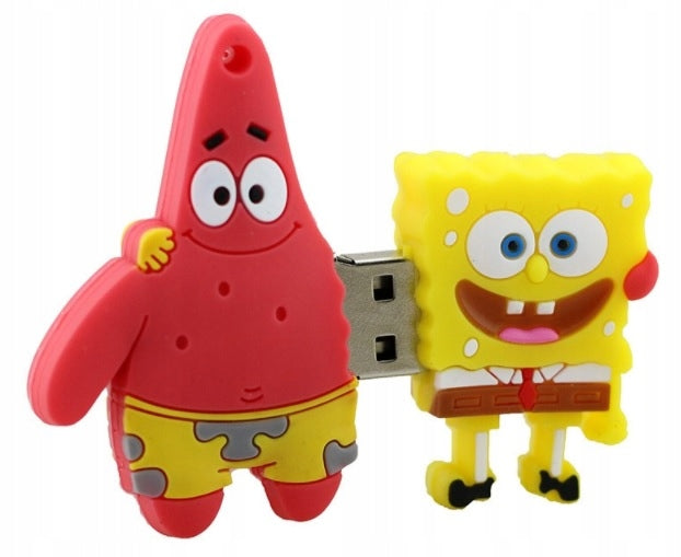 FLASH DRIVE 3.0 USB 8 GB SPONGEBOB SQUARE FEET Color multicolor