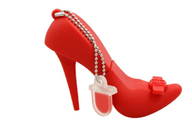 FLASH DRIVE 3.0 USB 8GB RED HEELS SHOES HEEL Color red