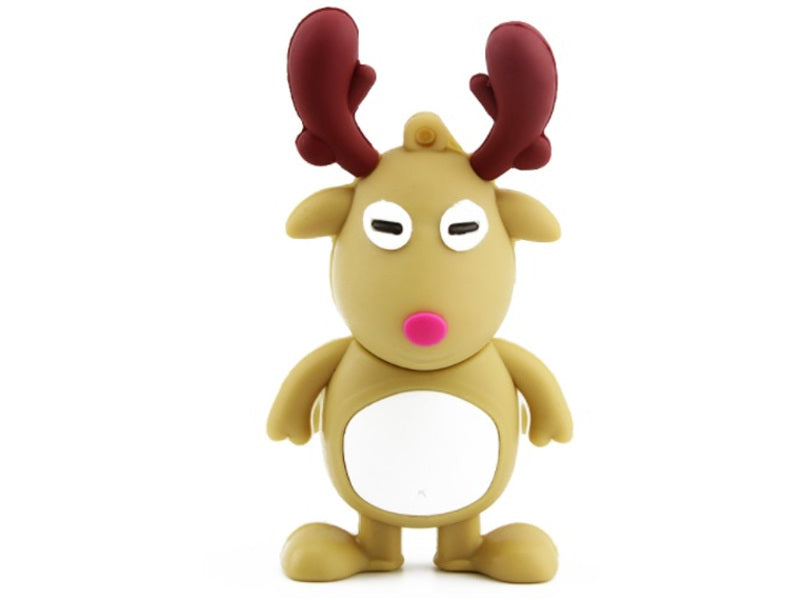 FLASH DRIVE 64GB USB BEAR MOOSE STAR SANTA CLAUS