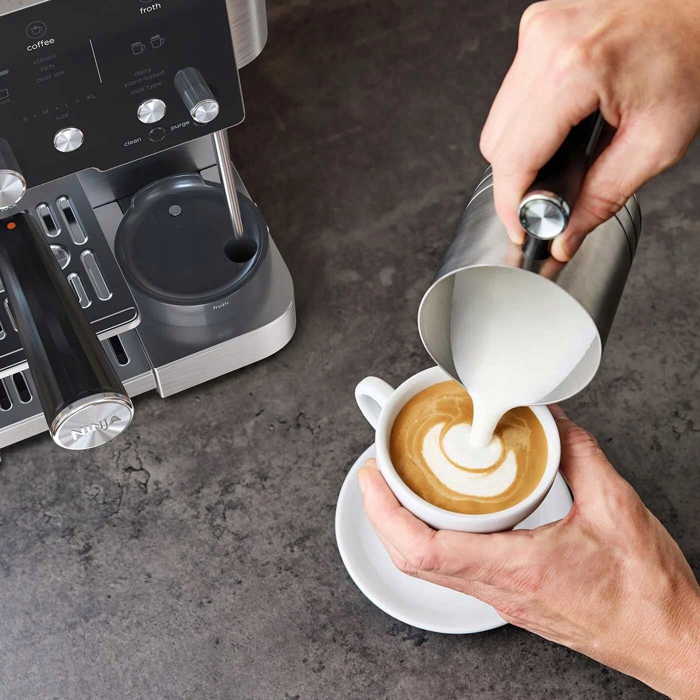 FLASK EXPRESS NINJA LUXE CAFE ESSENTIAL ES 501EU 1650W 14 BAR 2IN1 Manufacturer code ES501EU
