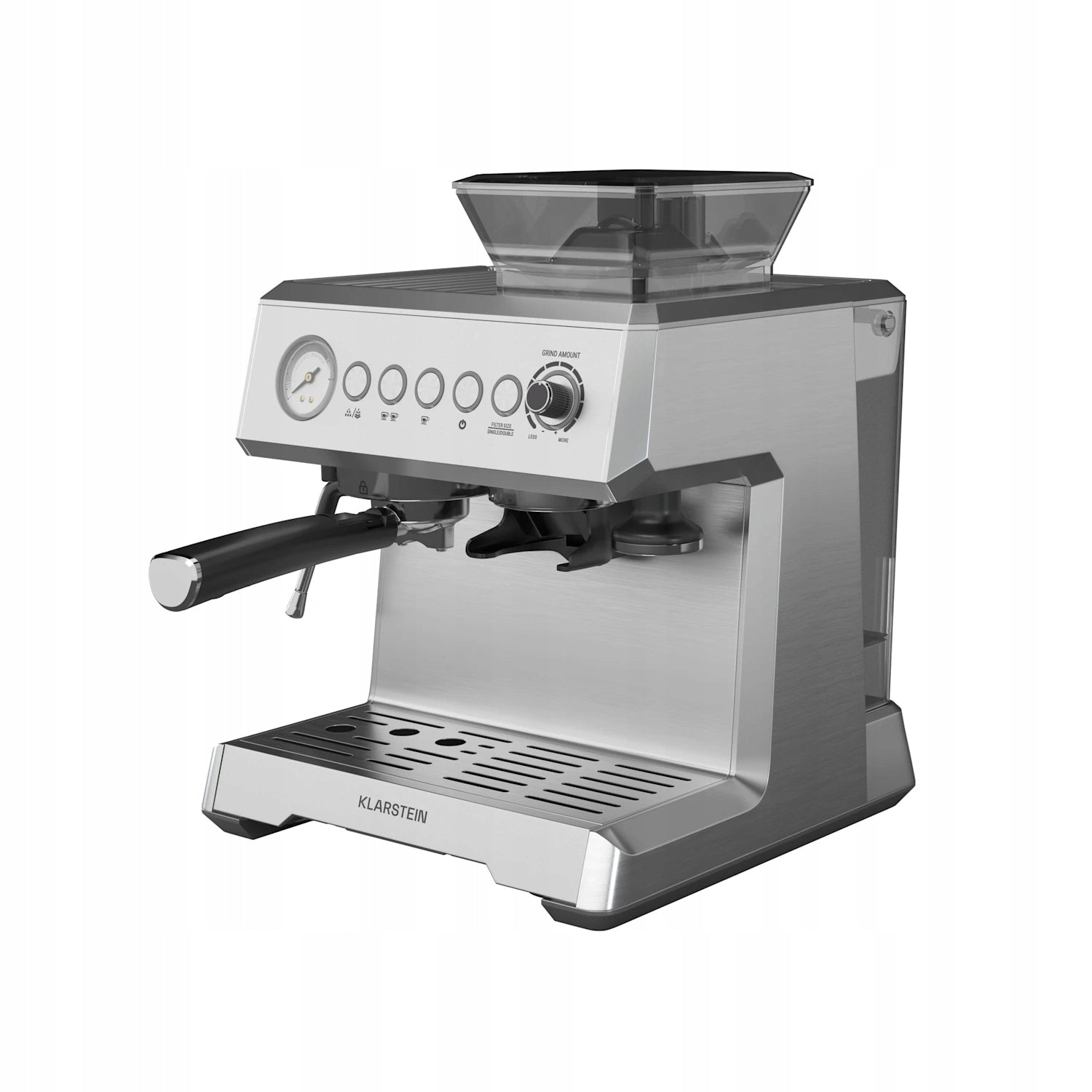 FLASK PRESSURE COFFEE MAKER KLARSTEIN 20BAR 1350W FROTHER GRINDER