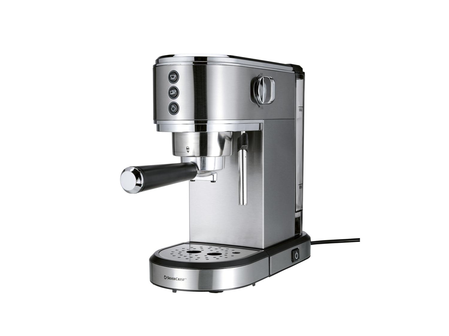 FLASK PRESSURE COFFEE MAKER SILVERCREST SEMS 1350 A2 1350 IN SILVER Packaging status original