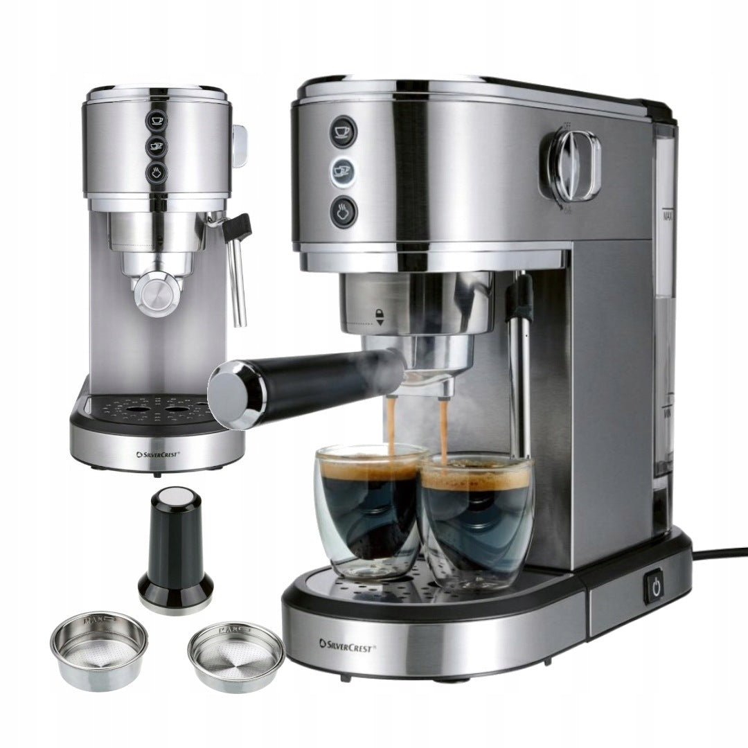 FLASK PRESSURE COFFEE MAKER SILVERCREST SEMS 1350 A2 1350 IN SILVER