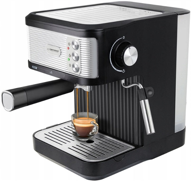 FLASK PRESSURE COFFEE MAKER WITH FROTHER 20 BAR 1,8L ESPERANZA