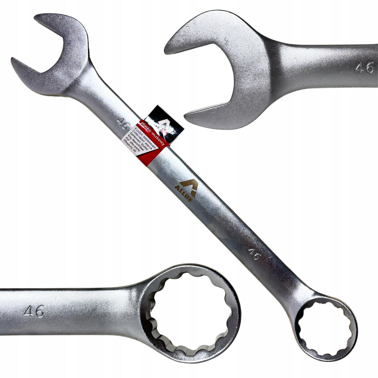 FLAT EYE WRENCH 46mm STEEL CRV FLAT EYE WRENCH Cr-V STRONG SOLID