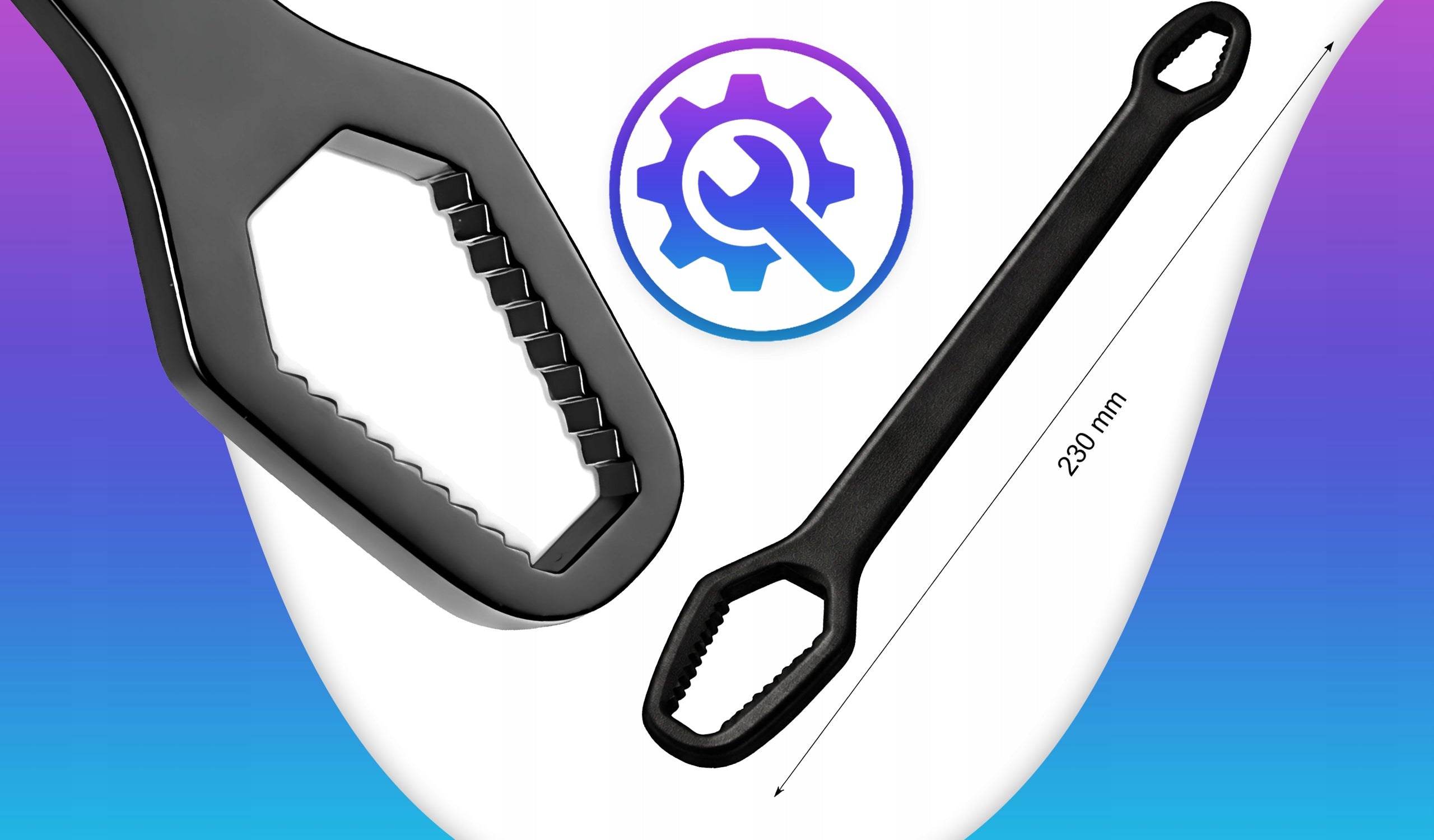 FLAT-EYE WRENCH UNIVERSAL TORX INCH 8-22mm 5/16″ - 7/8″ Manufacturer code UNIWERSALNY KLUCZ PŁASKI 8mm-22mm totalstore