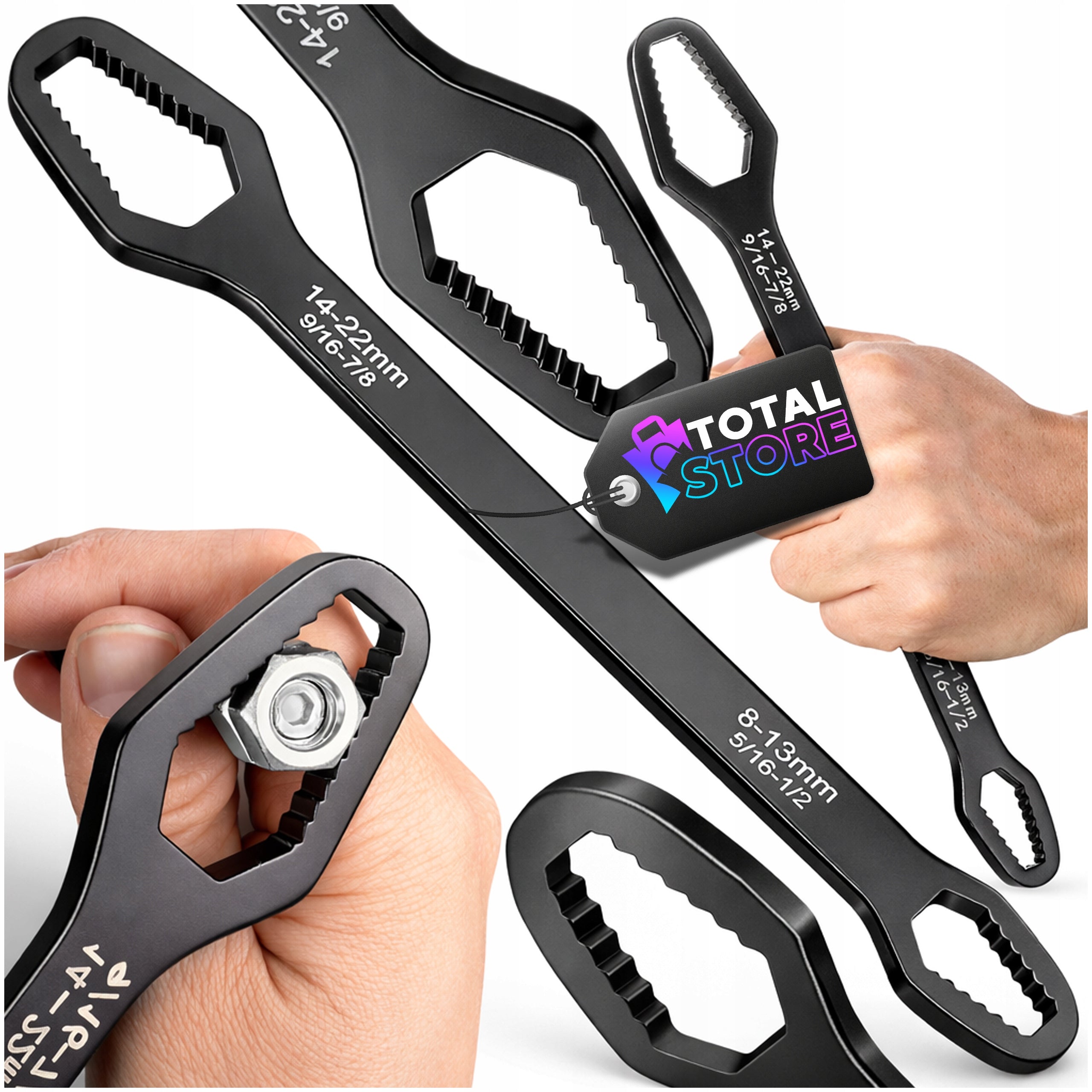 FLAT-EYE WRENCH UNIVERSAL TORX INCH 8-22mm 5/16″ - 7/8″