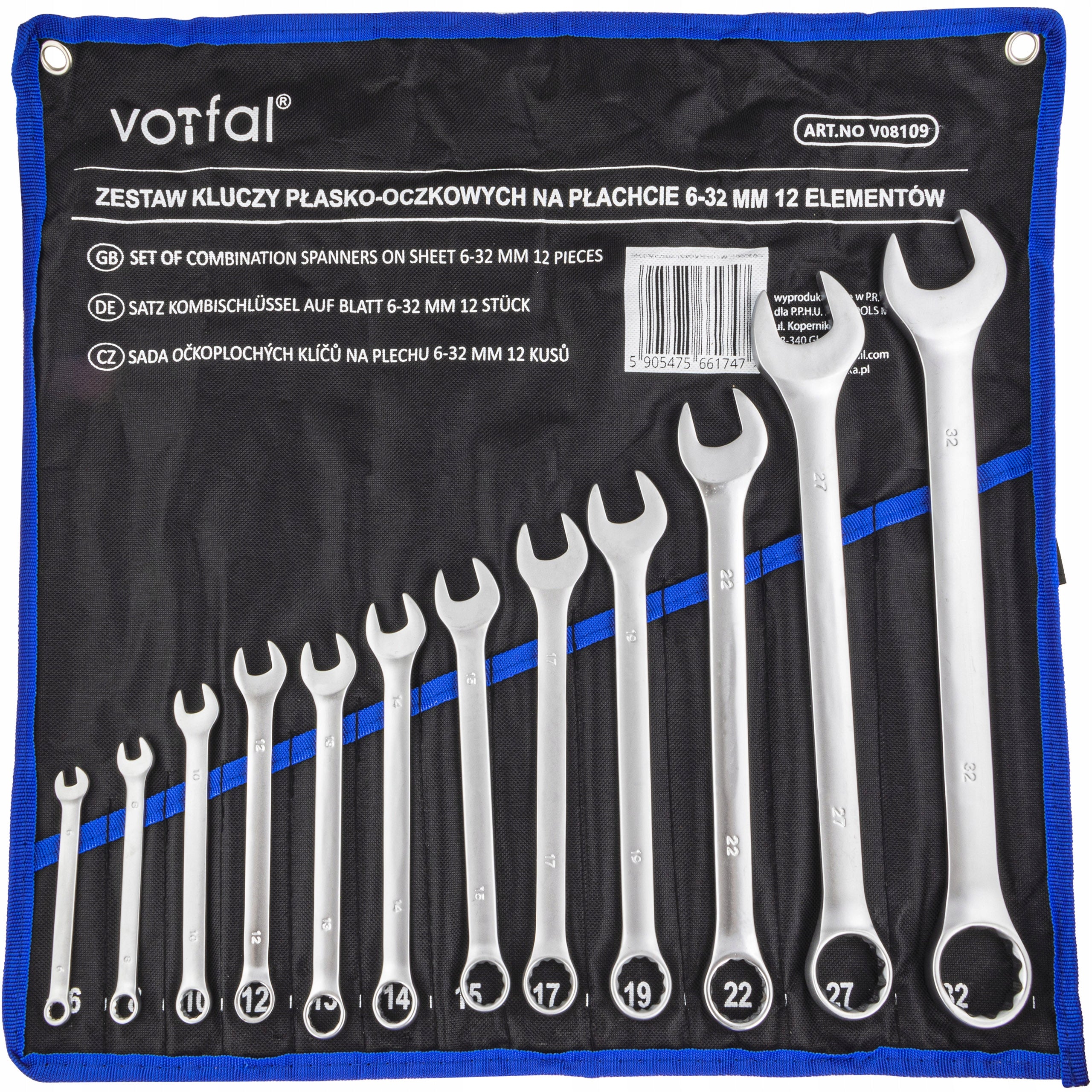 FLAT EYE WRENCHES 6-32 SET OF FLAT WRENCHES COVER 12 EL