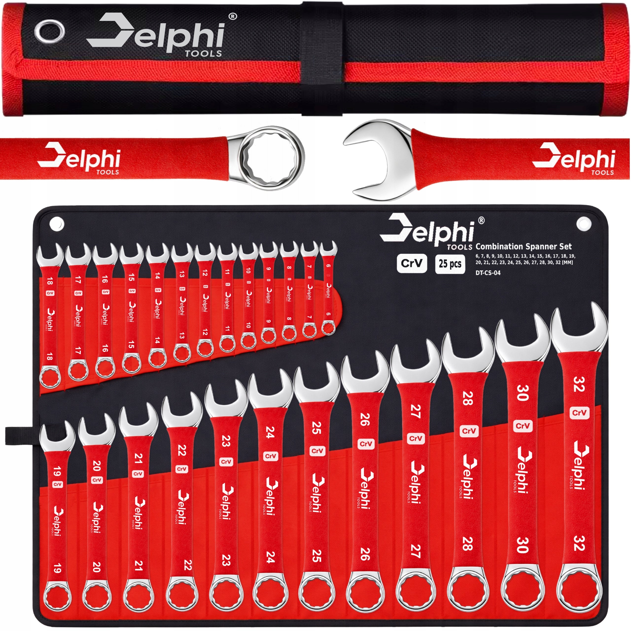 FLAT EYE WRENCHES FLAT EYE WRENCH SET 6-32mm CrV