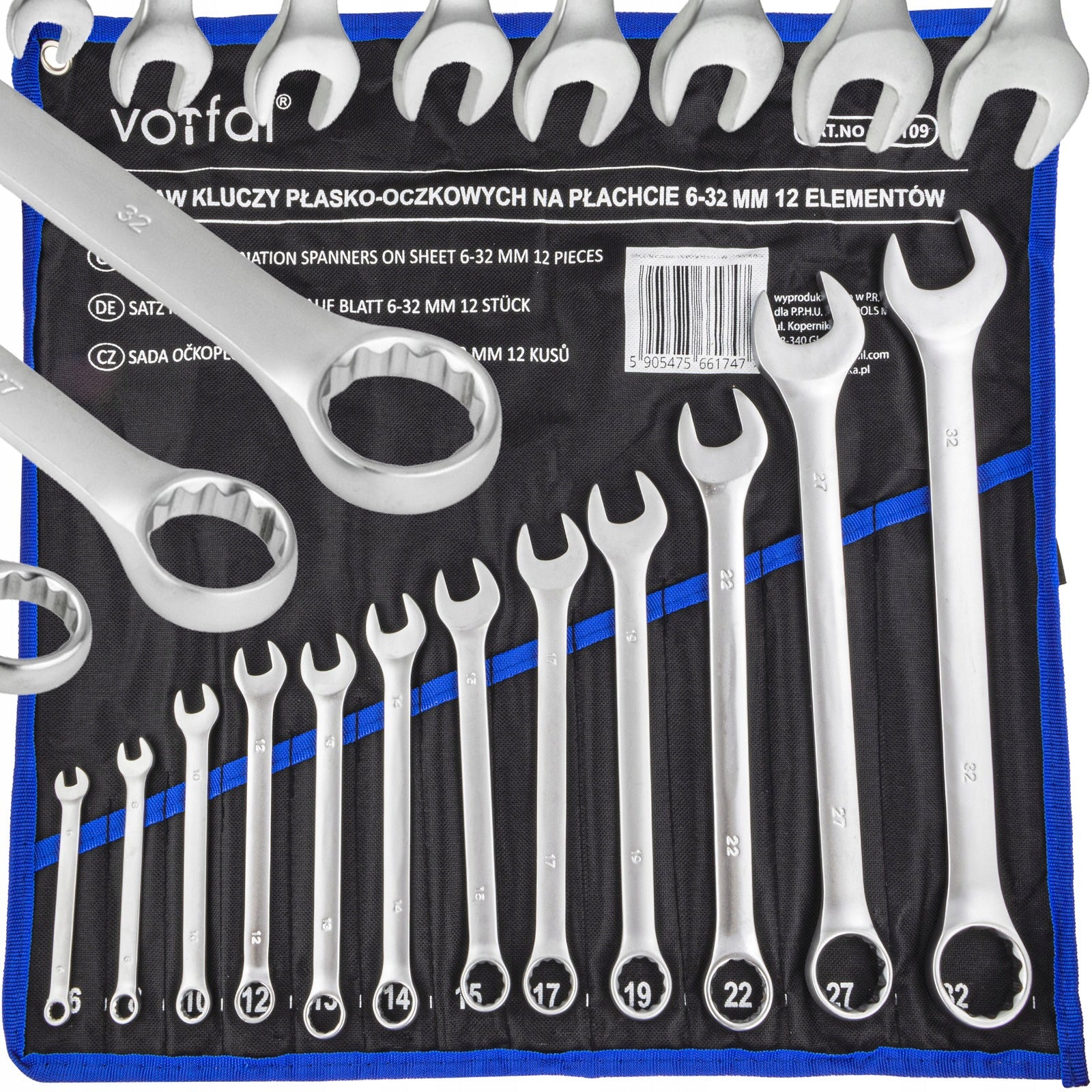 FLAT EYE WRENCHES SET OF FLAT EYE WRENCHES 6-32mm SHEET 12 EL