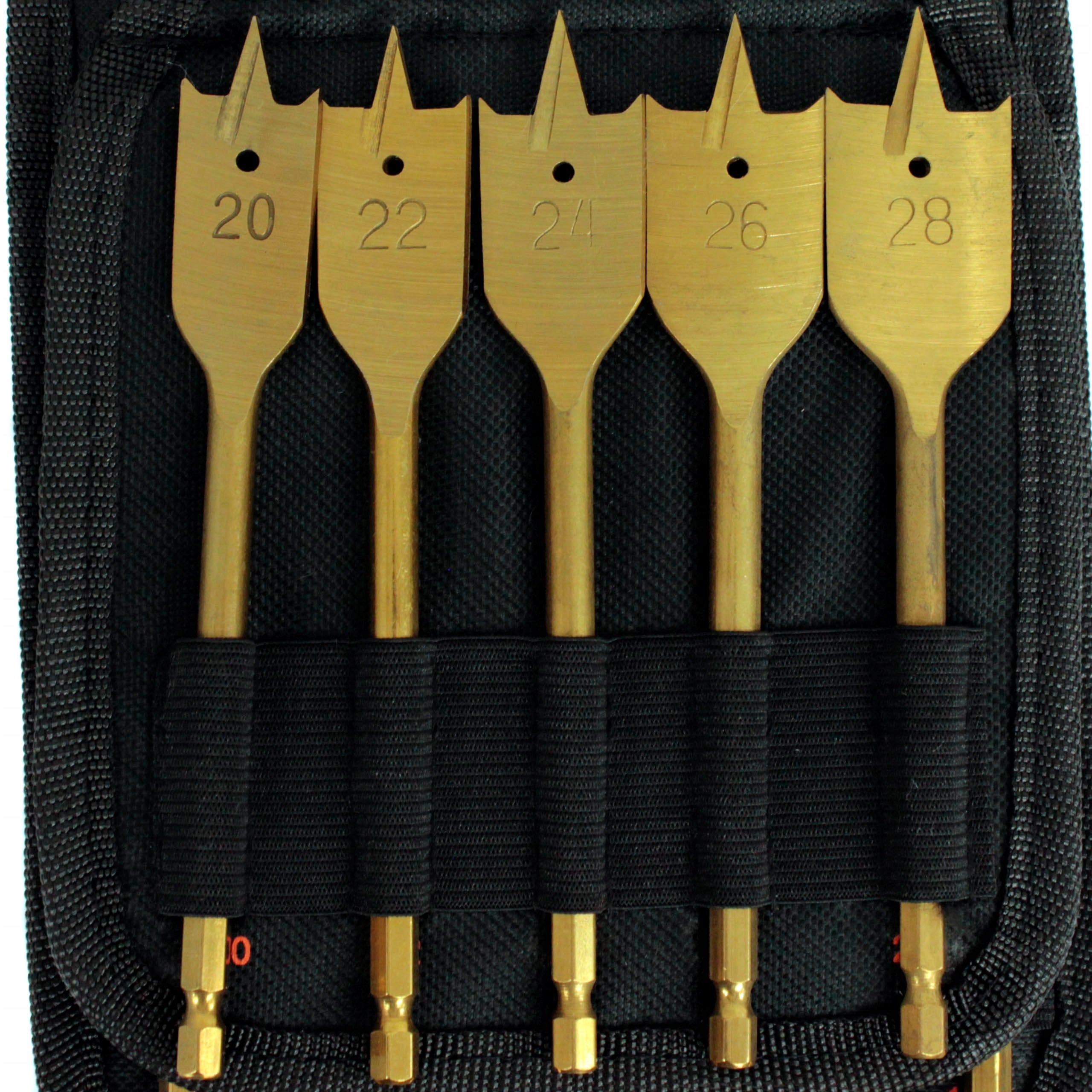 FLAT FEATHER BLADE DRILL BITS FOR WOOD 16PCS Brand SilverTools