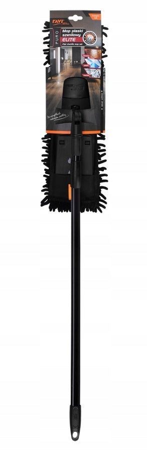 FLAT MOP CHENILLE PURO ELITE RAVI SET BLACK Brand Ravi