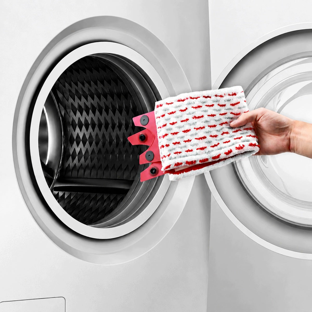 FLAT MOP COVER 14X45,5CM MICROFIBER INSERT SET OF 3 PCS PER BUTTON Manufacturer code 6942406068007