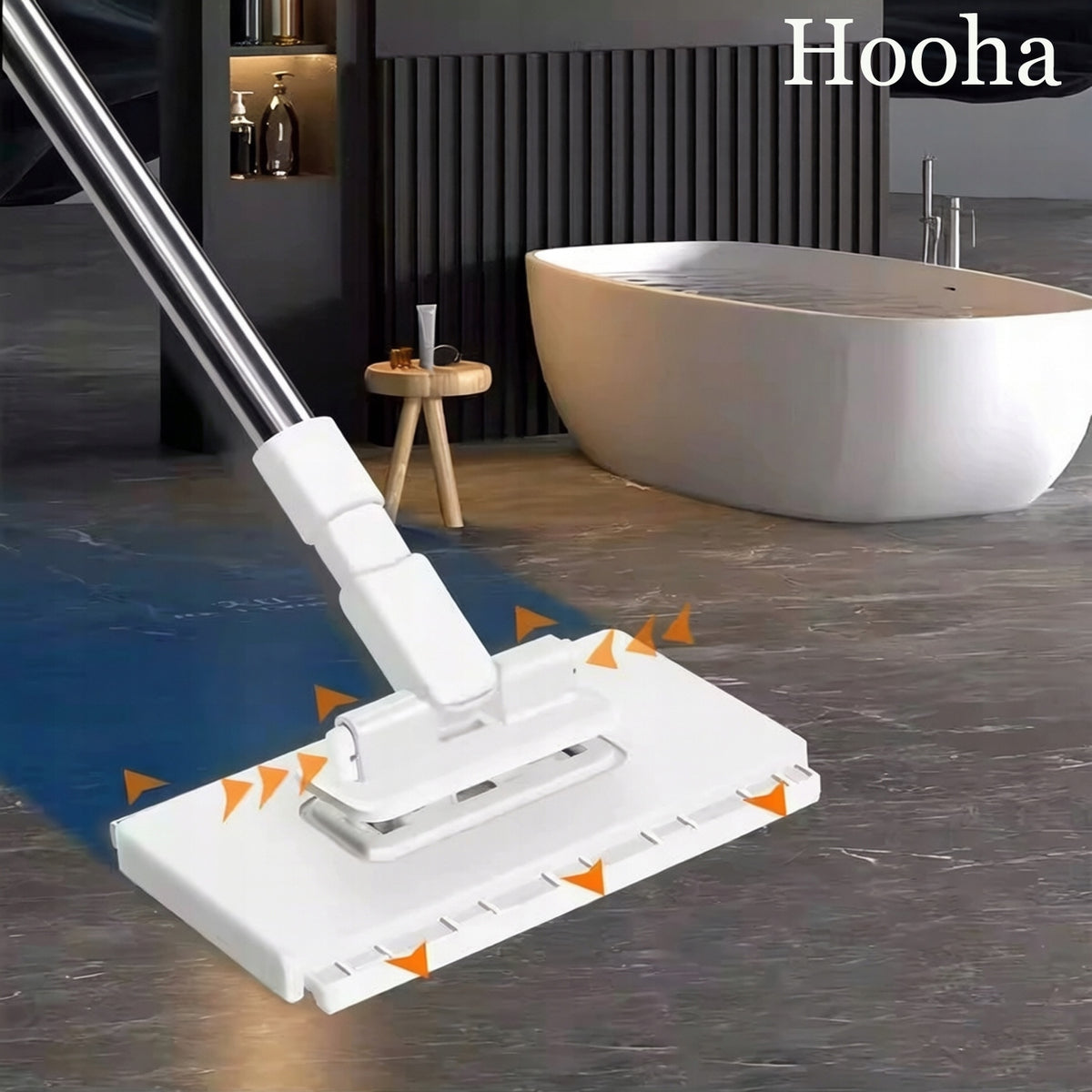 FLAT MOP FLAT ROTARY MOP MICROFIBER CLOTH LIGHTWEIGHT UNIVERSAL FOR WALLS Packaging status original