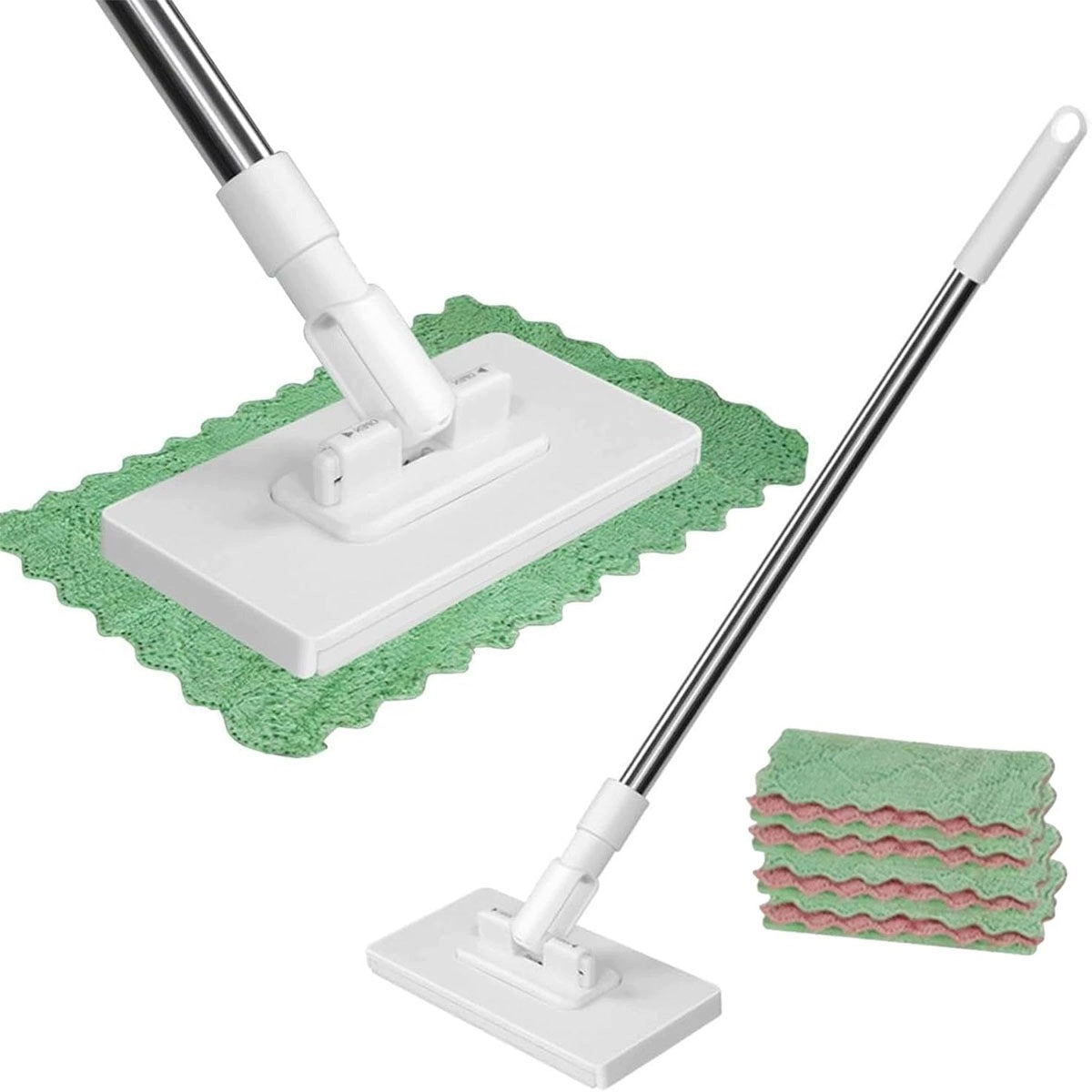 FLAT MOP FOR CLEANING WINDOWS AND FLOORS 100 CM WET AND DRY 2IN1